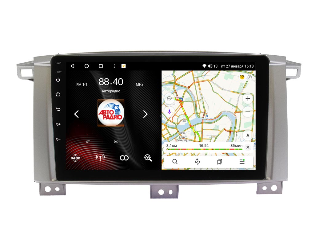 Штатная автомагнитола Vaycar 09V2 для TOYOTA LC J105 2003-2007 Андроид 232 8 ядер 2550000₽