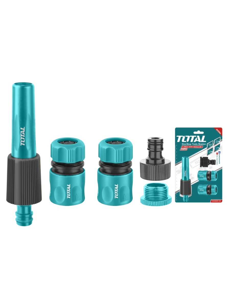 Набор для поливочного шланга Total Tools THHCS05122 комплект из 5 шт.
