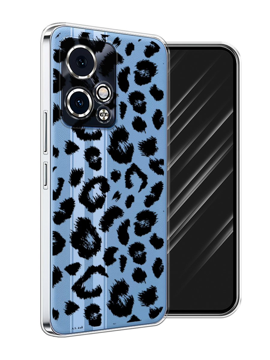 

Чехол Awog на Honor 90 GT "Окрас леопарда фон", Черный, 6123450-1
