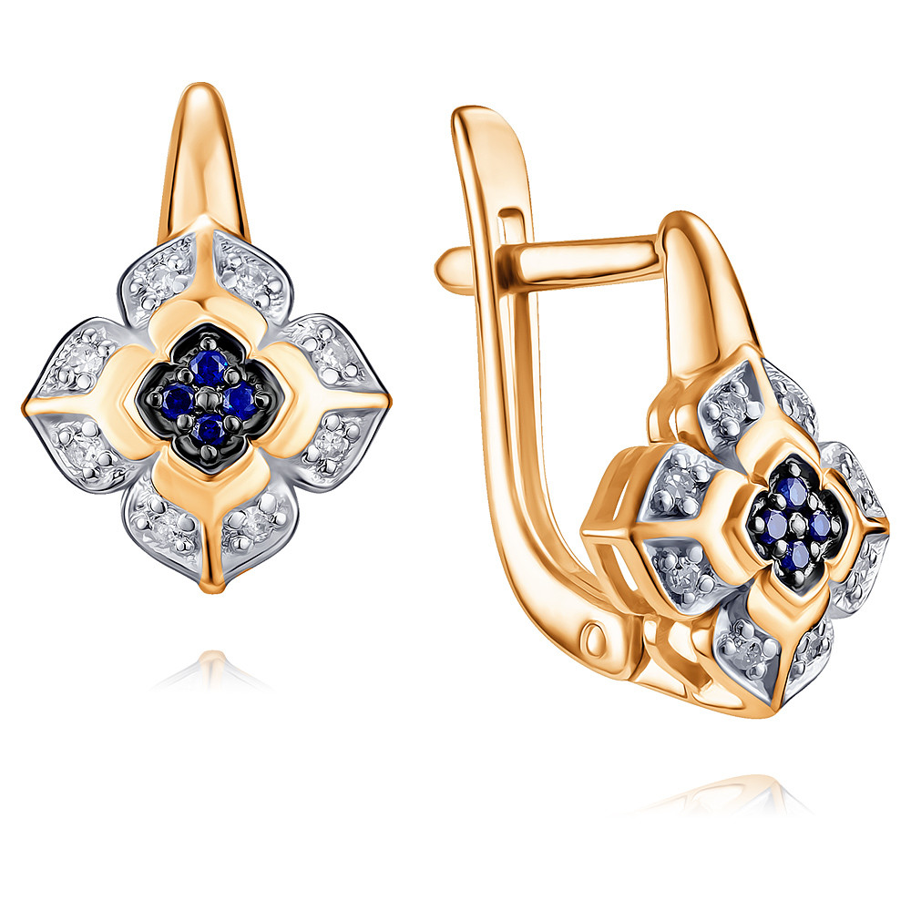 

Серьги из красного золота с сапфиром ADAMAS 2424617-А500ДЧ-432, 2424617-А500ДЧ-432