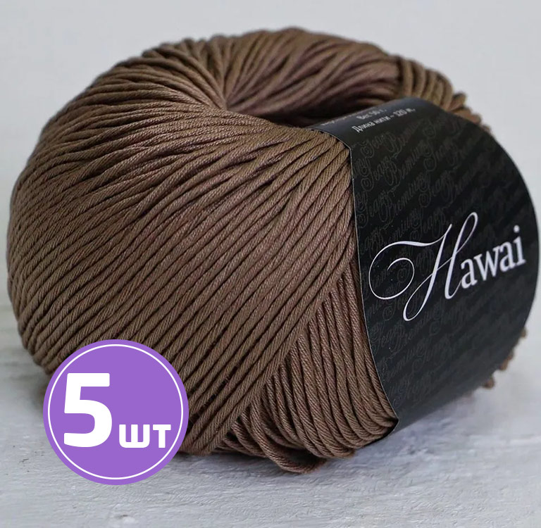 

Пряжа SEAM HAWAI 840 бежевый 5 шт по 50 г