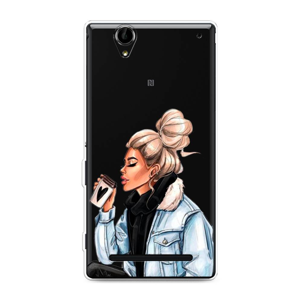 

Чехол Awog на Sony Xperia T2 Ultra "Cute girl", Разноцветный, 50950-7