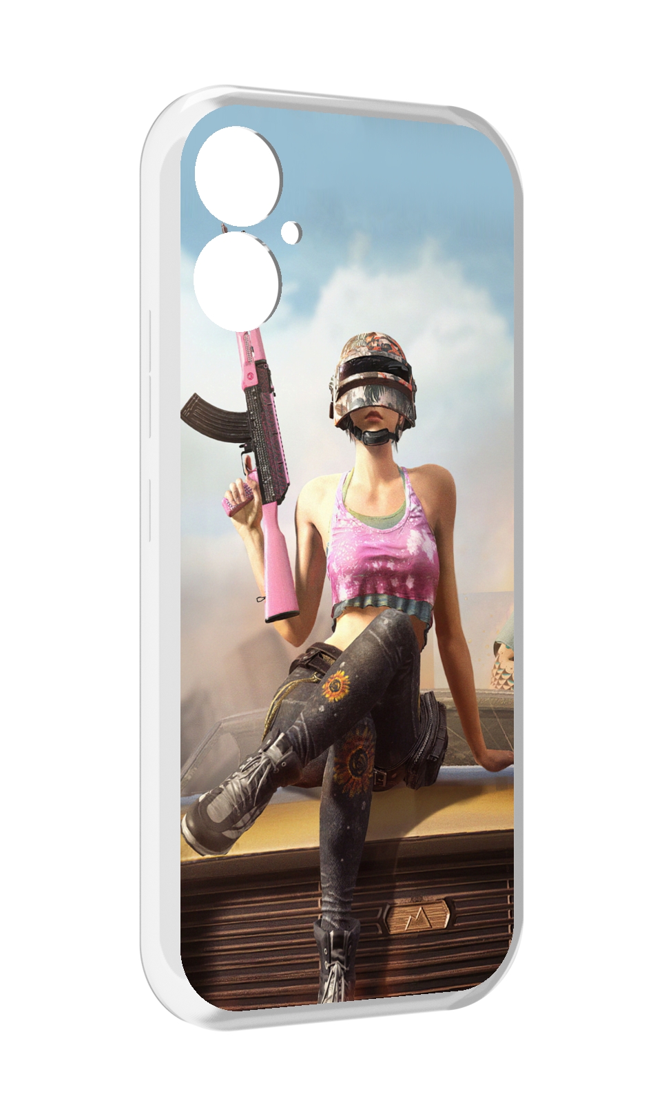 

Чехол MyPads девушка из PUBG для Tecno Spark 9 Pro \ Spark 9T, Прозрачный, Tocco