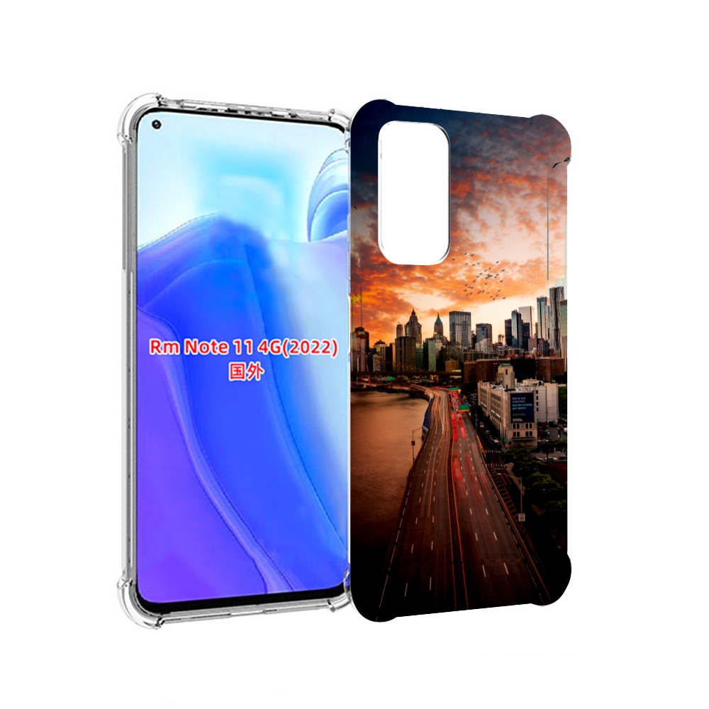 

Чехол MyPads американский город фото для Xiaomi Redmi Note 11 4G ( Глобальная версия ), Tocco