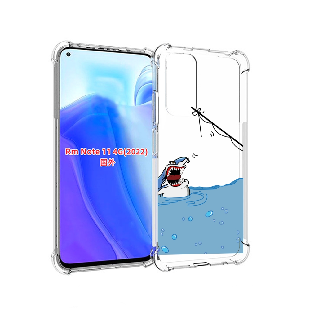 

Чехол MyPads акула-рисунок для Xiaomi Redmi Note 11 4G ( Глобальная версия ), Tocco