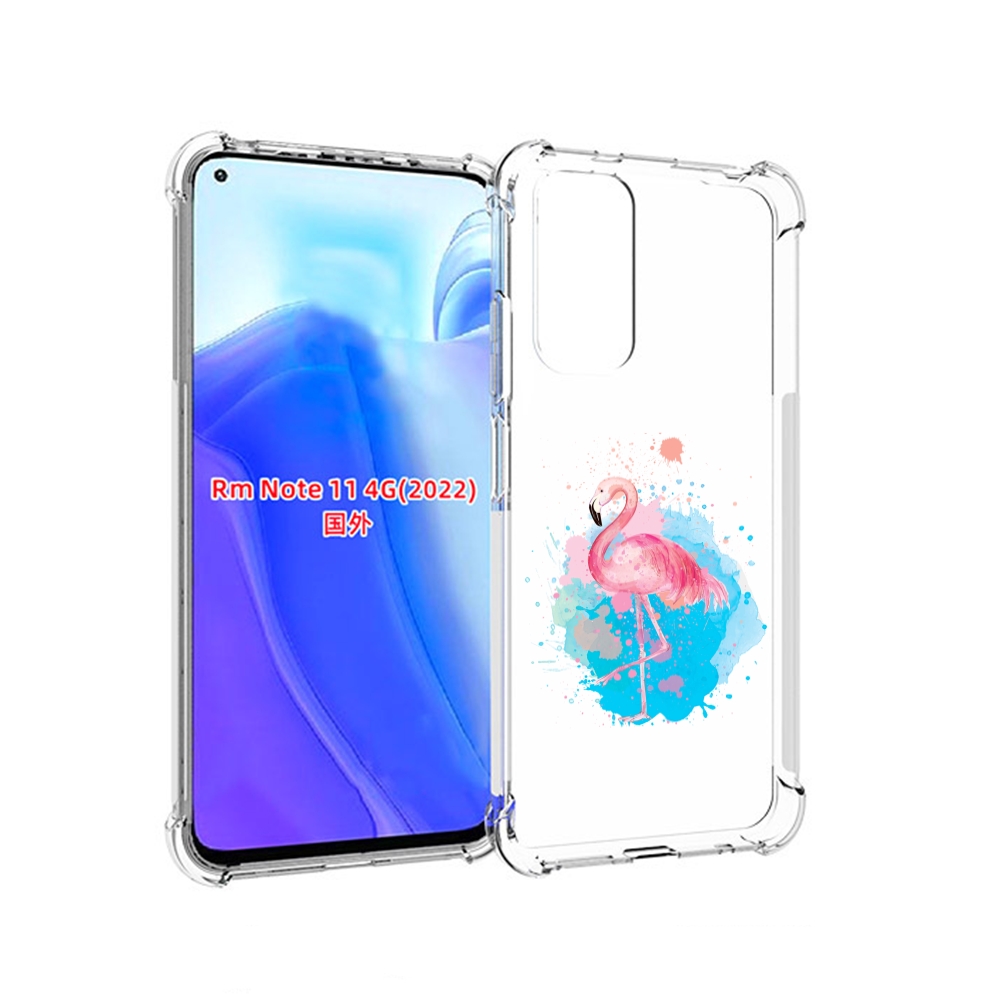 

Чехол MyPads акварельное-фламинго для Xiaomi Redmi Note 11 4G ( Глобальная версия ), Tocco