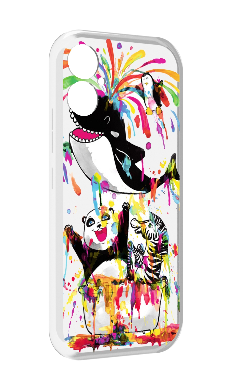 

Чехол MyPads Хиппи кит для Tecno Spark 9 Pro \ Spark 9T, Прозрачный, Tocco