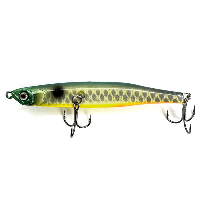 

Namazu Воблер Namazu Iron minnow, L-90мм, 6 г, минноу, плавающий (0-0,5м), цвет №16, Желтый, Iron minnow