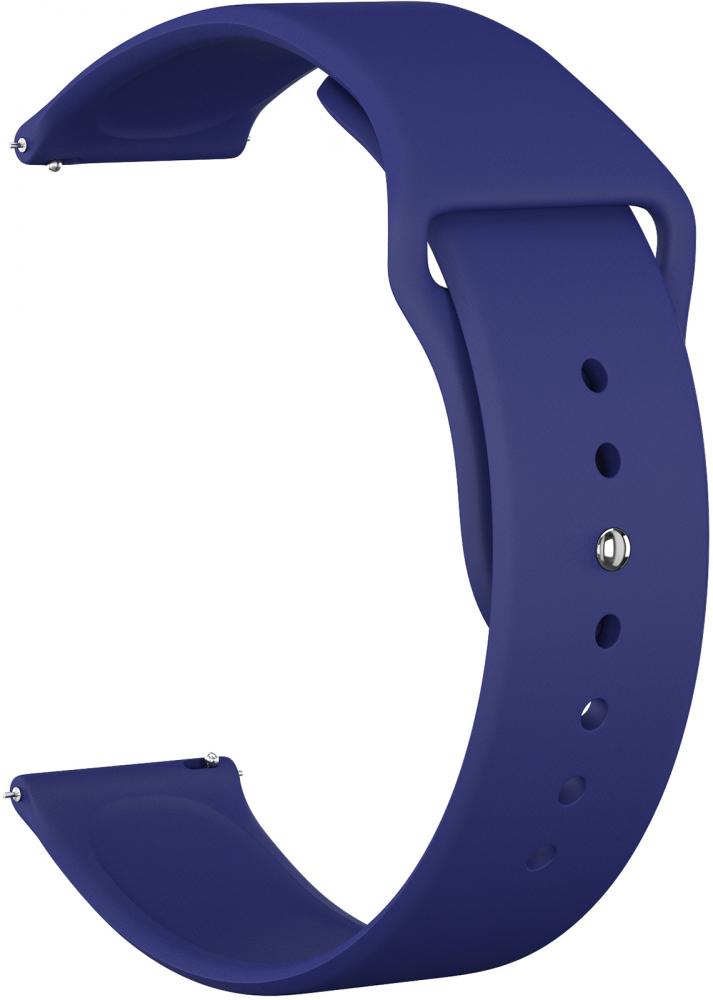 

Ремешок силиконовый GSMIN Sport Band 22 для Asus ZenWatch 2 (WI501Q) (Темно-синий)