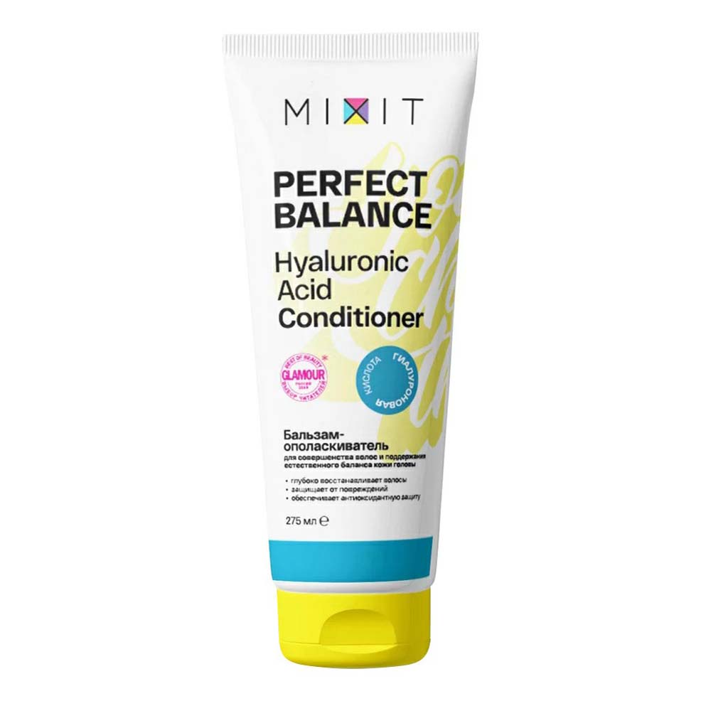 Кондиционер для волос Mixit PERFECT BALANCE Hyaluronic acid conditioner 275 ml PERFECT BALANCE Hyaluronic acid conditioner, 275 ml