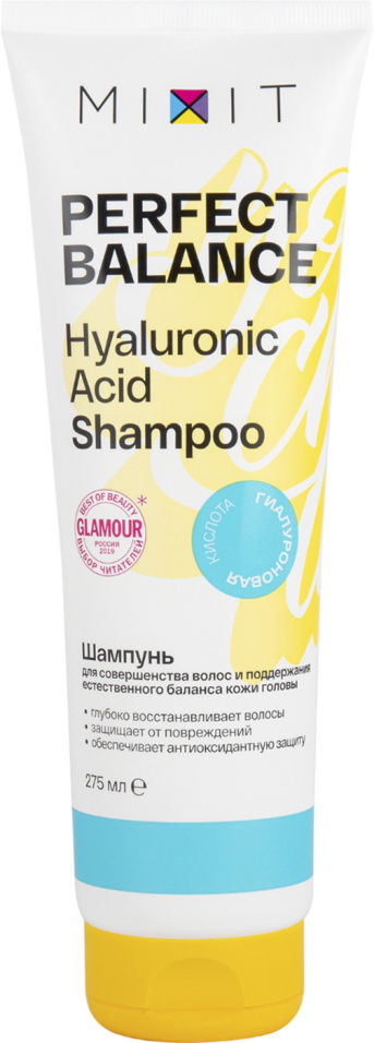 фото Шампунь mixit perfect balance hyaluronic acid shampoo 275 ml