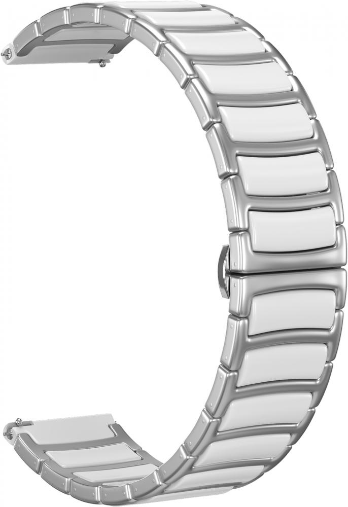 

Ремешок керамический GSMIN Camo 20 для Ticwatch 2 / E (Белый)