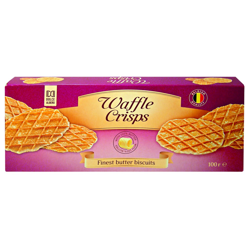 фото Печенье dolce albero waffle crisps 100 г