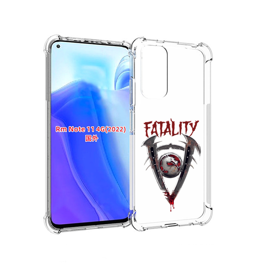 

Чехол MyPads Фаталити мужской для Xiaomi Redmi Note 11 4G ( Глобальная версия ), Tocco