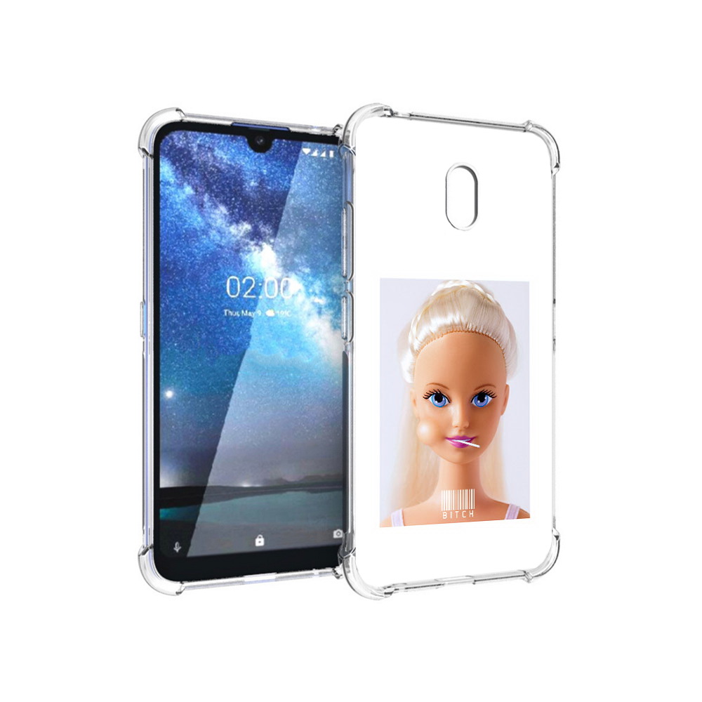 

Чехол MyPads Tocco для Nokia 2.2 барби (PT134721.103.226), Прозрачный, Tocco