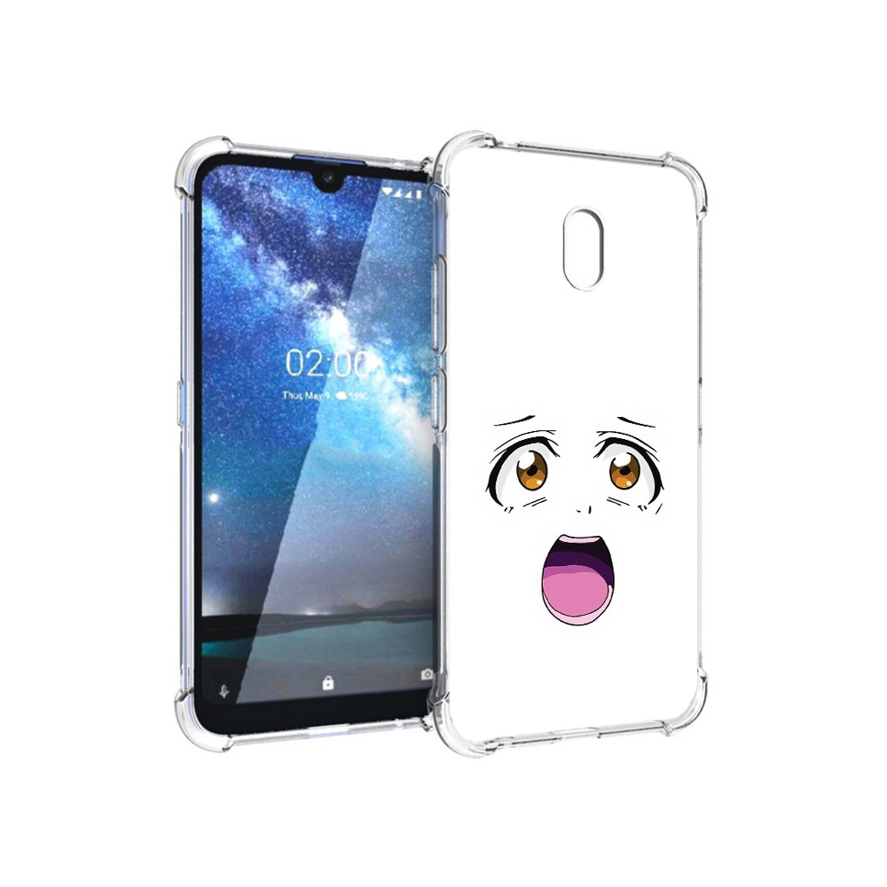 

Чехол MyPads Tocco для Nokia 2.2 аниме лицао (PT134721.103.223), Прозрачный, Tocco