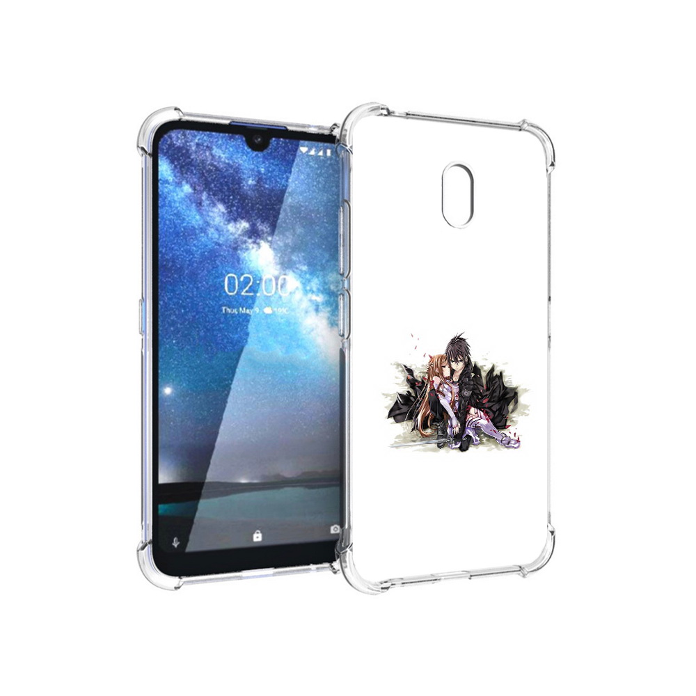 

Чехол MyPads Tocco для Nokia 2.2 аниме асуна (PT134721.103.222), Прозрачный, Tocco