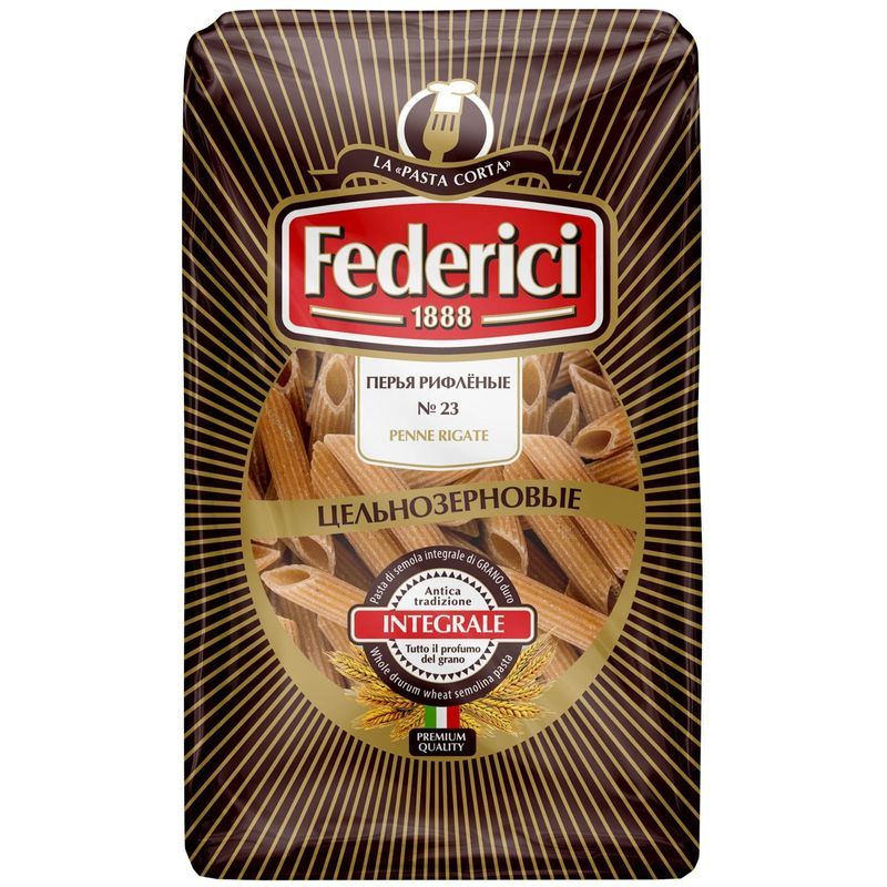 

Макаронные изделия Federici № 23 Перья рифленые 400 г