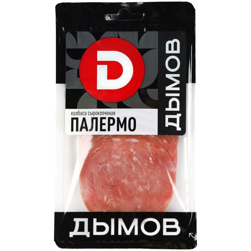 

Колбаса сырокопченая Дымов Палермо нарезка 90 г