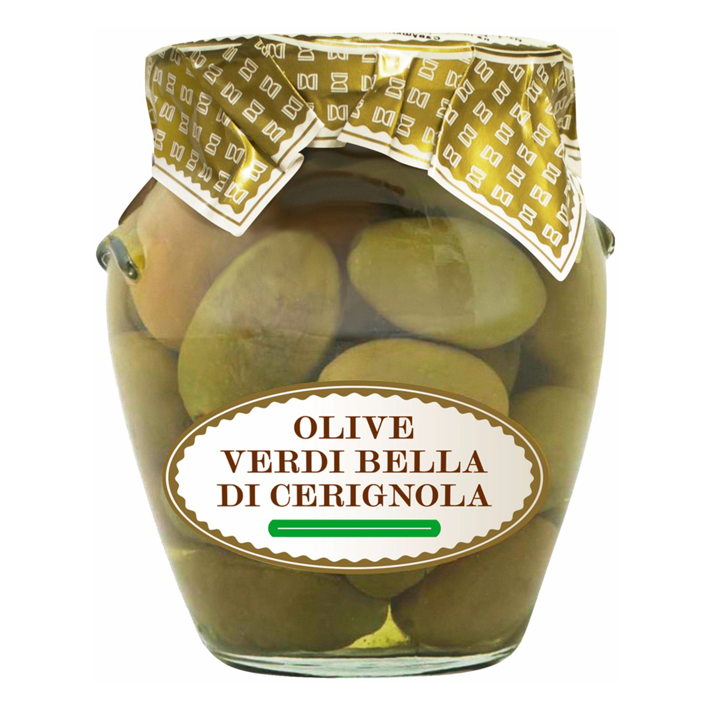 

Оливки Dolce Albero Bella di cerignola зеленые с косточкой 580 мл