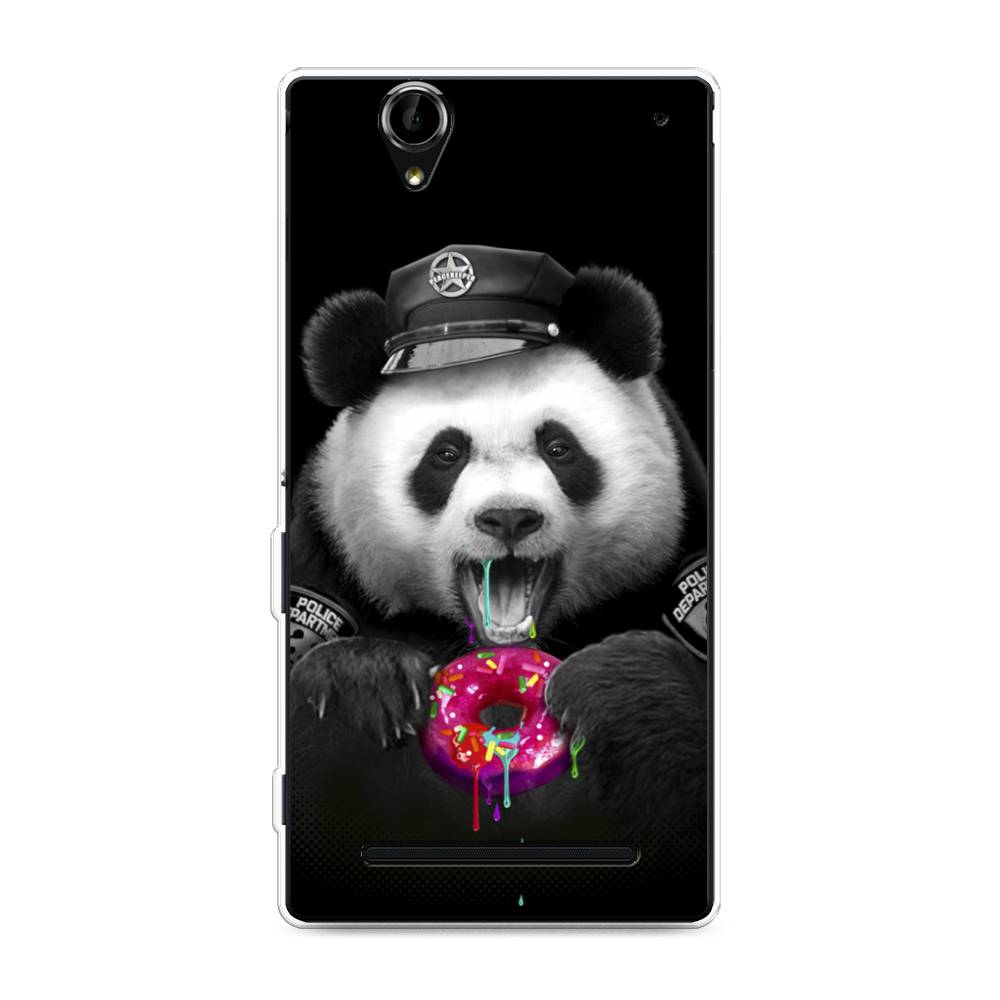 

Чехол Awog на Sony Xperia T2 Ultra "Панда police", Разноцветный, 50950-2
