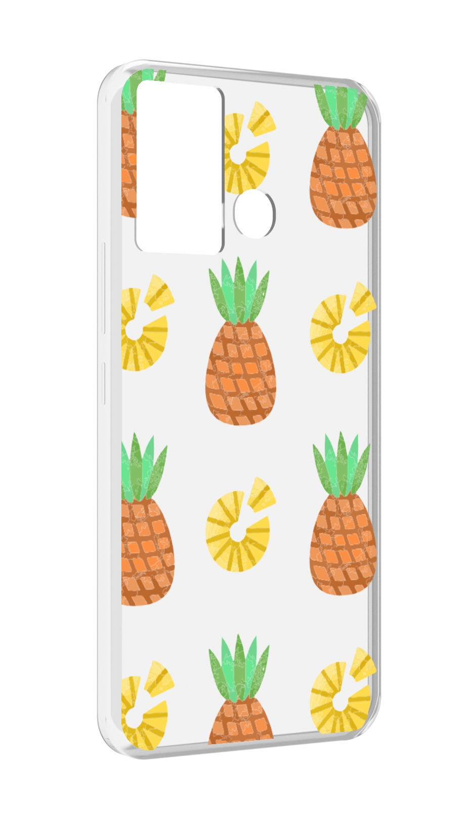 

Чехол MyPads ананасики для Infinix Hot 12 Play, Прозрачный, Tocco