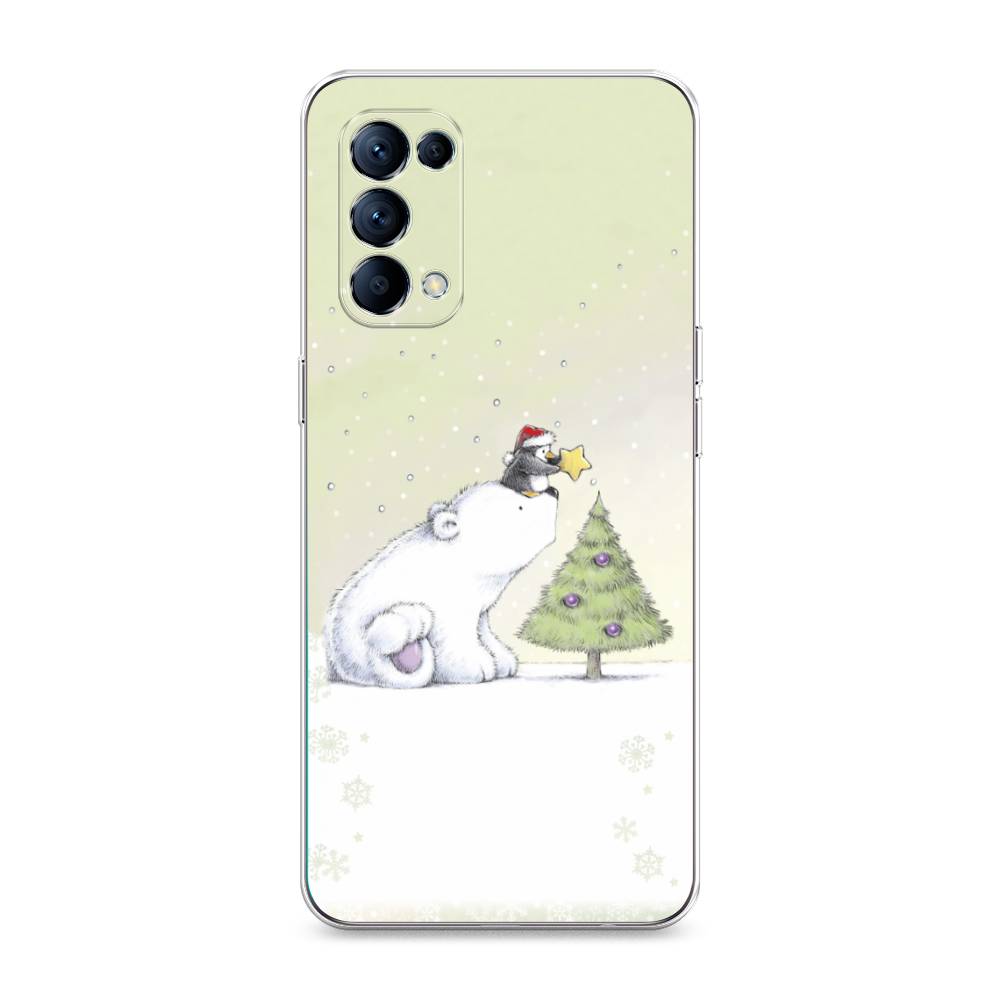 

Чехол для Oppo Reno 5 "Украшение елки", Белый;бежевый, 255250-5
