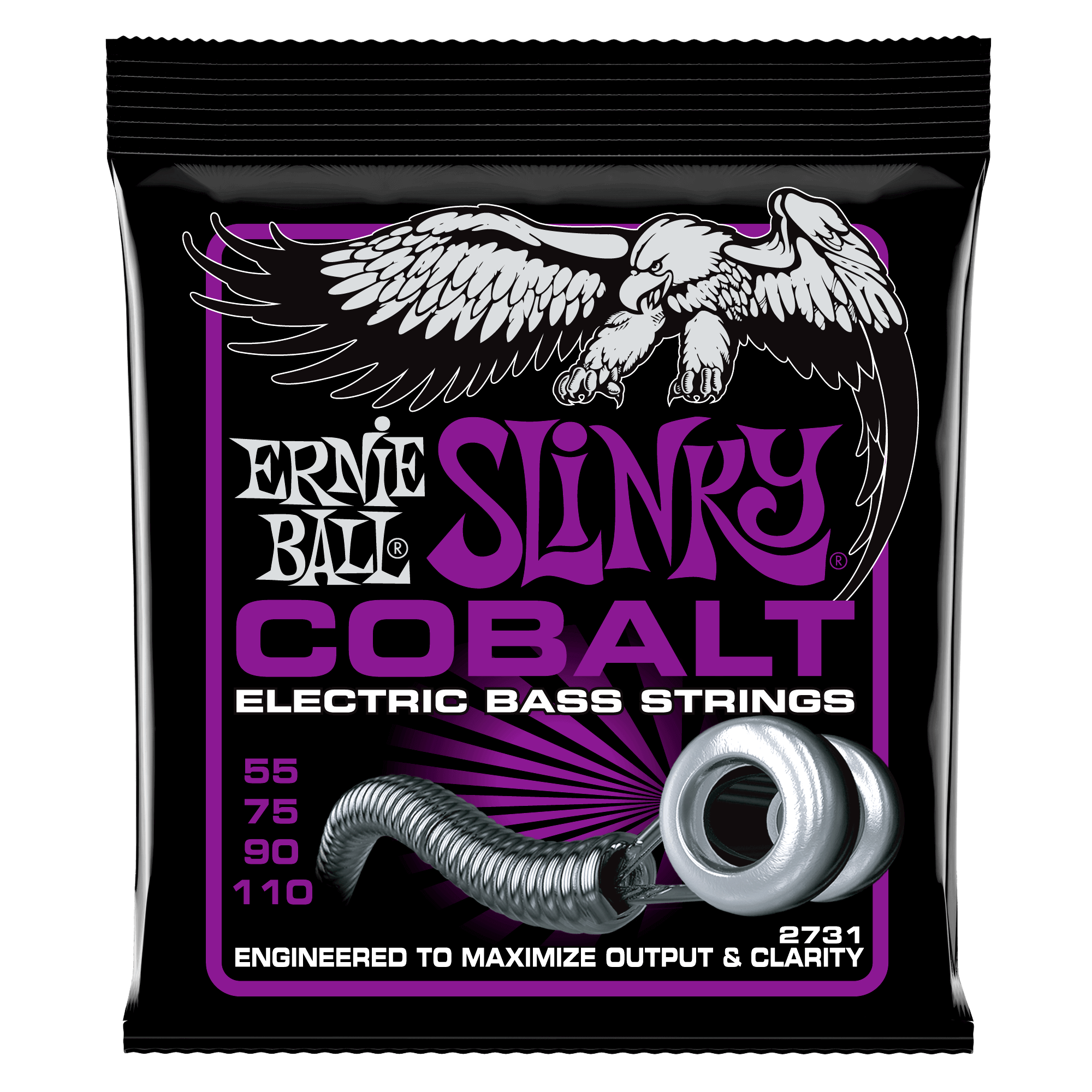 фото Струны для бас-гитары ernie ball 2731