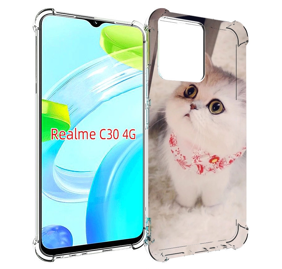 

Чехол MyPads Котеночек женский для Realme C30 4G / Narzo 50i Prime, Прозрачный, Tocco