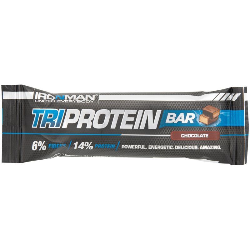 Батончик Ironman TRI Protein Bar шоколад 50 г