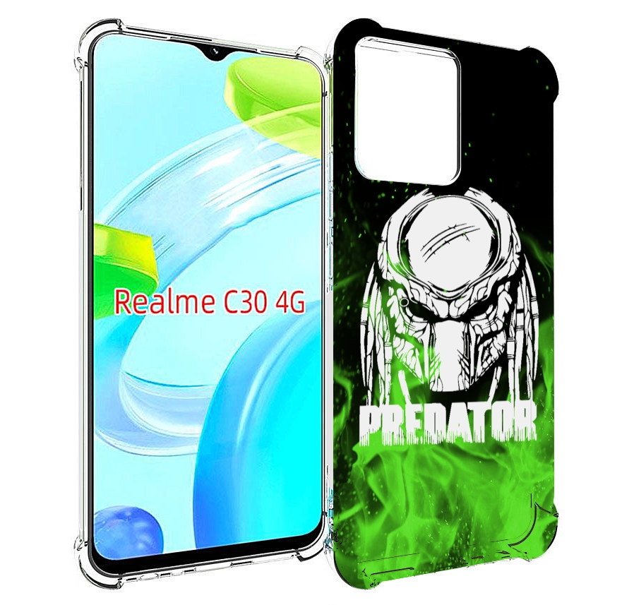 

Чехол MyPads Знак-хищника для Realme C30 4G / Narzo 50i Prime, Прозрачный, Tocco