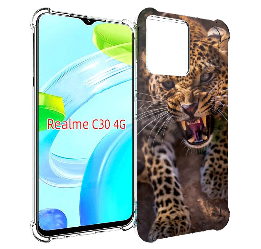 

Чехол MyPads Злой-гепард для Realme C30 4G / Narzo 50i Prime, Прозрачный, Tocco