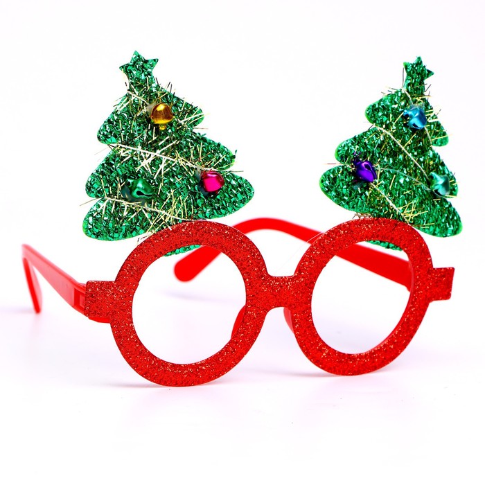 

Карнавальные очки «елочки» МИКС