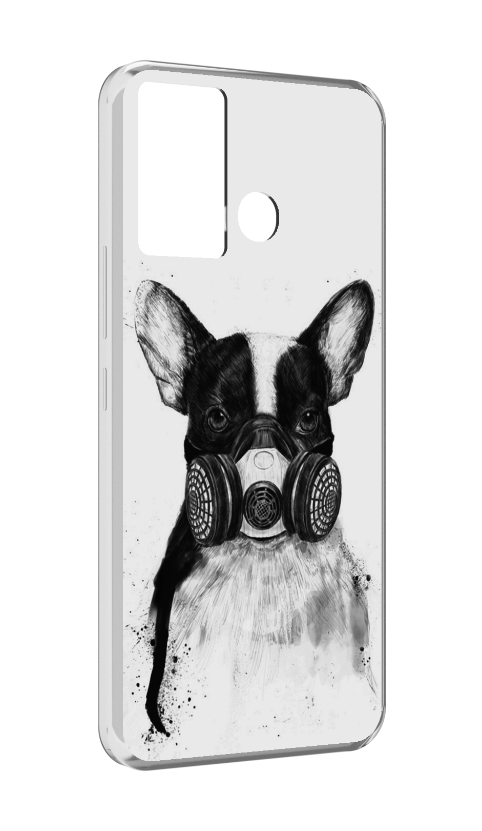 

Чехол MyPads Французский бульдог для Infinix Hot 12 Play, Прозрачный, Tocco
