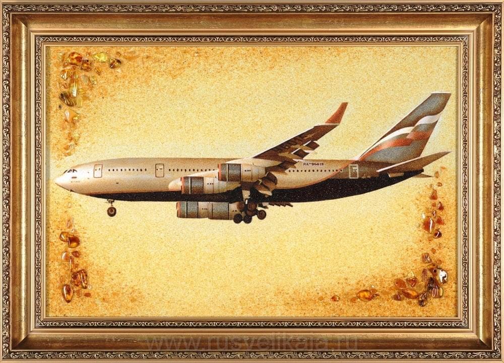 

Янтарная картина Самолет