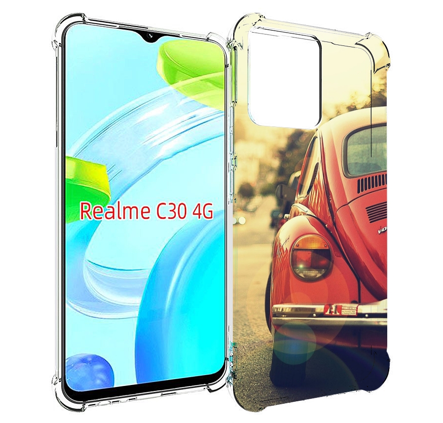 

Чехол MyPads Жук для Realme C30 4G / Narzo 50i Prime, Прозрачный, Tocco