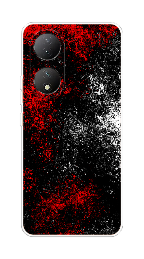 

Чехол на Vivo Y100 "Монотипия", Красный;черный;белый, 268250-3