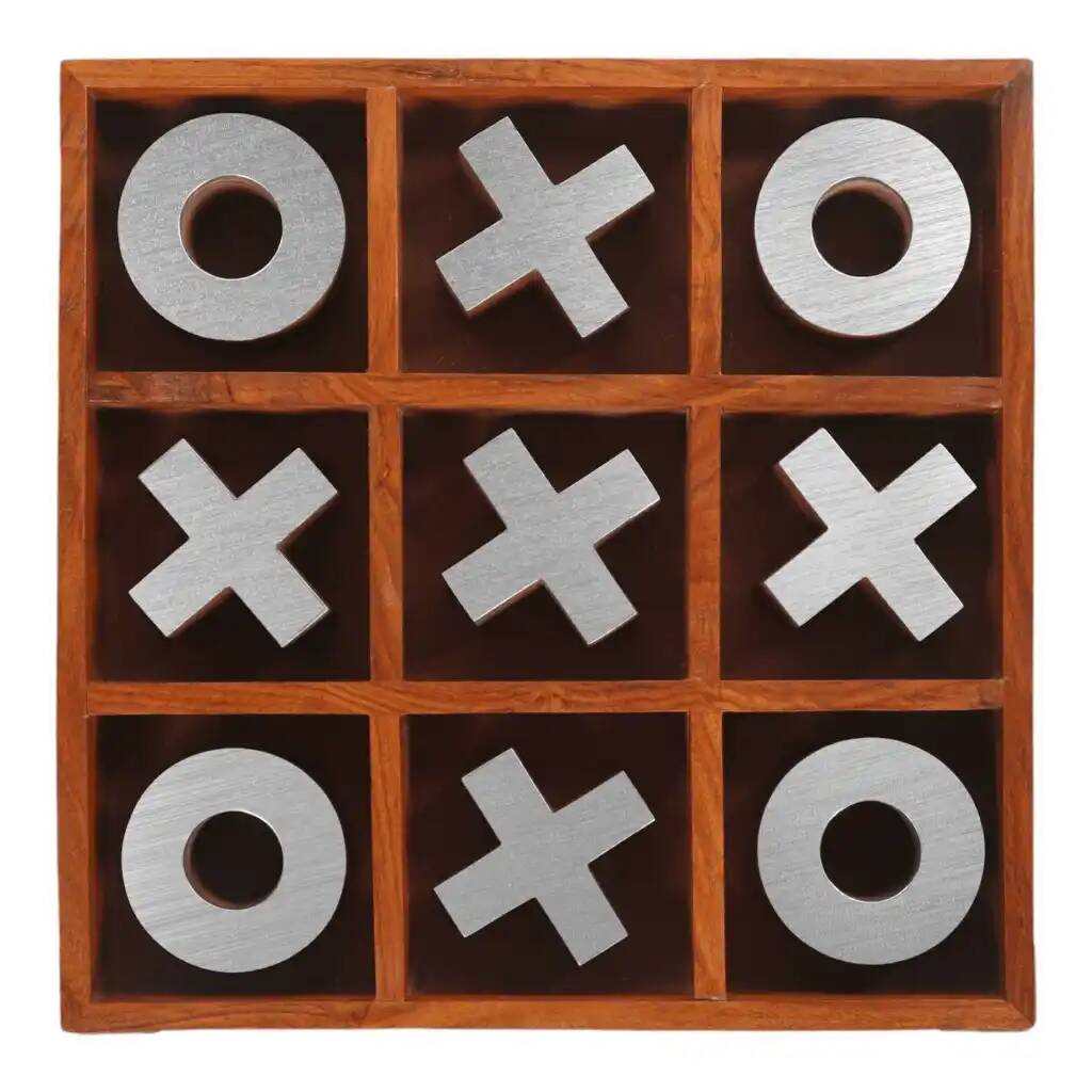 Настольная игра Dekor pap ХО 25 x 25 x 3 см коричневая