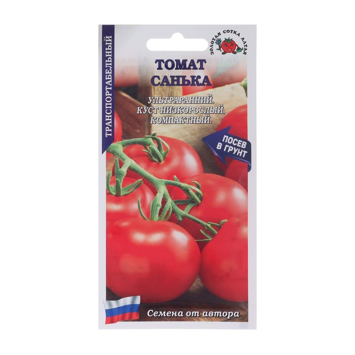 

Семена Томат "Санька", ультраранний, 0,1 г
