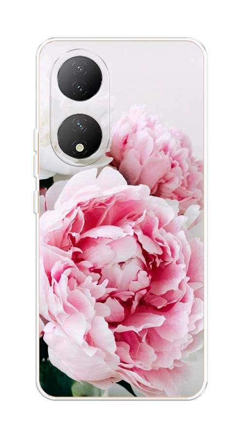 

Чехол на Vivo Y100 "Розовые и белые пионы", Розовый;белый, 268250-2