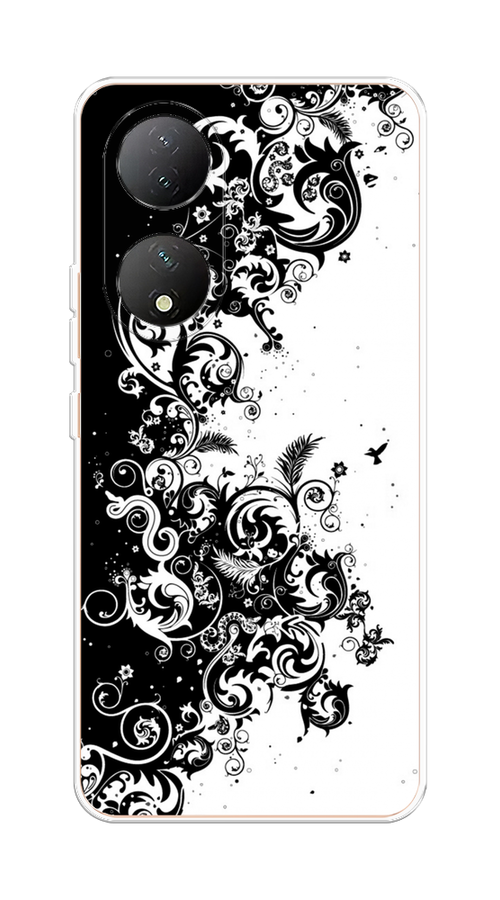

Чехол на Vivo Y100 "Черно белый узор", Белый;черный;серый, 268250-3