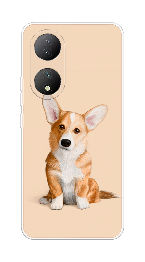 

Чехол на Vivo Y100 "Грустный Корги", Коричневый;бежевый, 268250-1