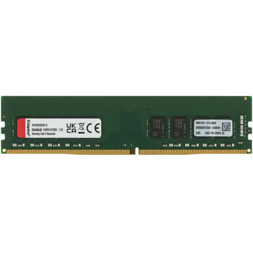 

Оперативная память Kingston (KVR32N22D8/16), DDR4 1x16Gb, 3200MHz