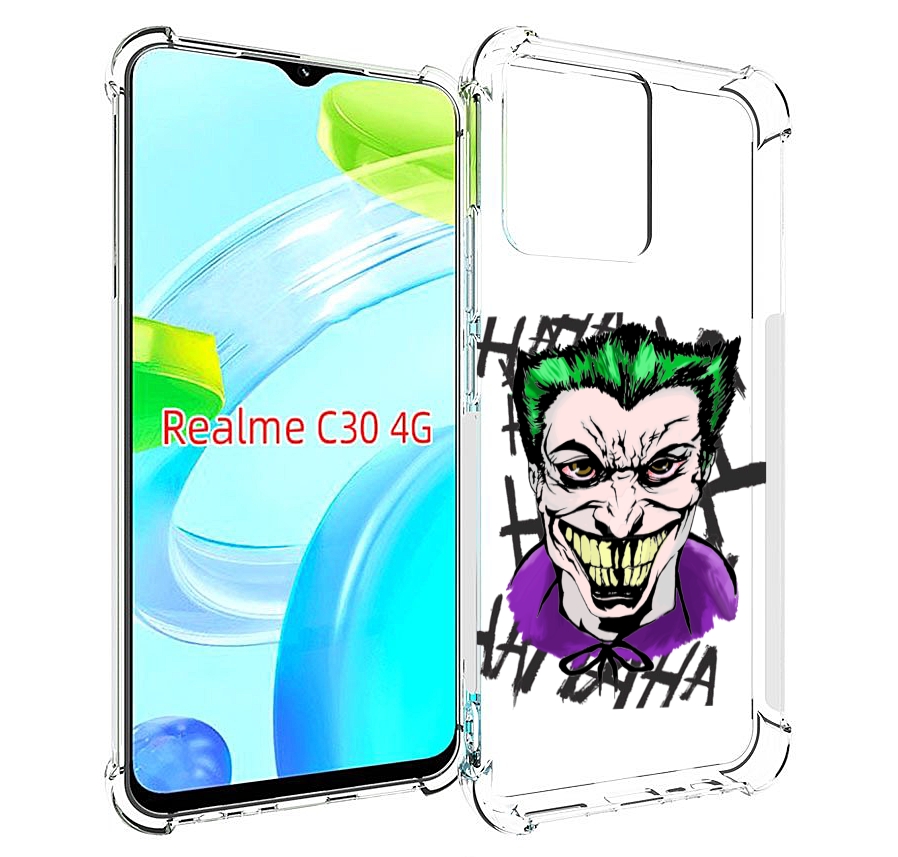 

Чехол MyPads Джокер-крейзи для Realme C30 4G / Narzo 50i Prime, Прозрачный, Tocco