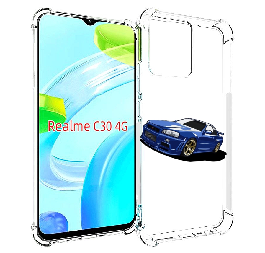 

Чехол MyPads Джитиэр для Realme C30 4G / Narzo 50i Prime, Прозрачный, Tocco
