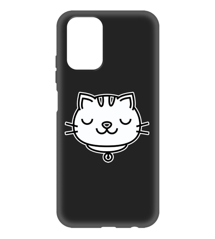 

Чехол-накладка Krutoff Soft Case Черно-белая кошка для Samsung Galaxy A22/M22 (A225/M225)