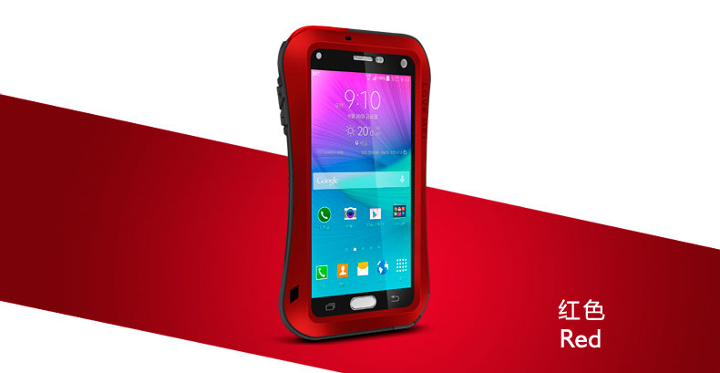 

Чехол LOVE MEI POWERFUL small waist для Samsung Galaxy Note 4 - красный