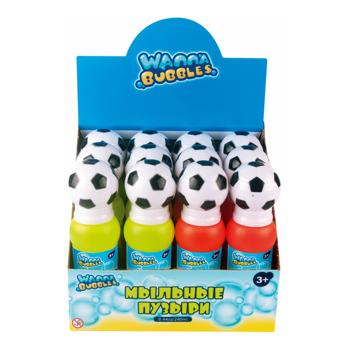 

Мыльные пузыри Футбол Wanna Bubbles 240 мл