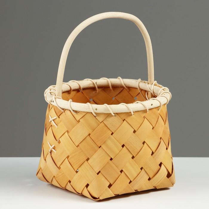 

Корзина плетеная D16 x 12/22,5 см, секвойя, Коричневый