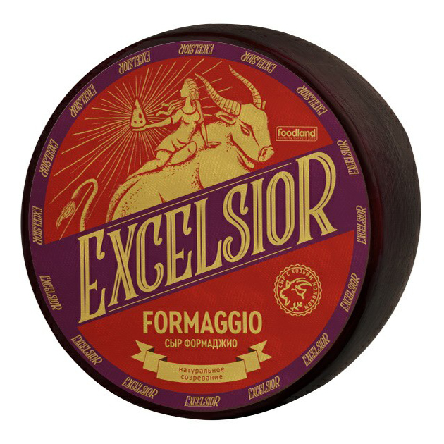 фото Сыр твердый excelsior формаджио с козьим молоком 45%